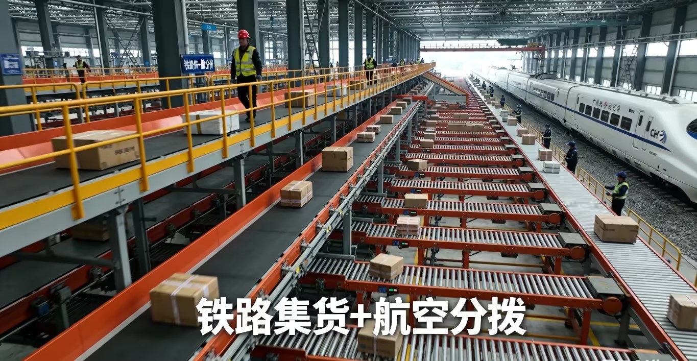 国内首个空铁联运自动化分拣中心在穗启用 中转效率提升40% - 中国航空快运官网